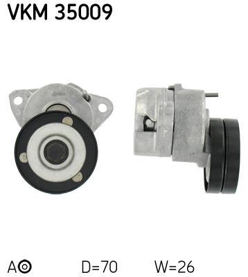 Rolo tensor da correia trapezoidal estriada SKF ref. VKM 35009